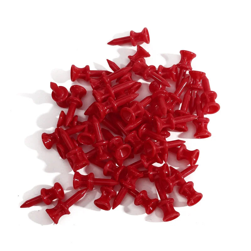 50 Pcs/Pack Professional Golf Supplies New Golf Practice Products Golf Accessories Golf Limit Nail Plastic Ball Holder
