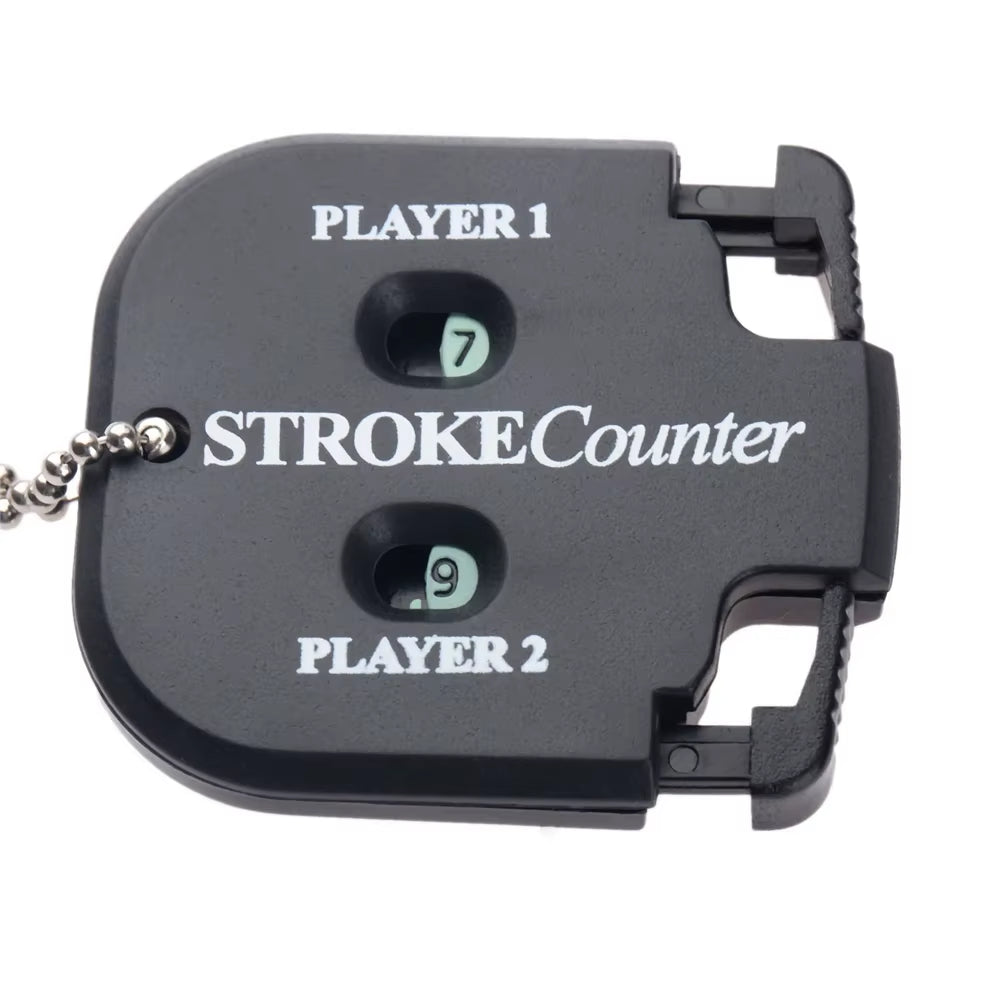 Golf Ball Strike Count Mini Portable Putting Score Counter Double Digit Scorer with Keychain Golf Accessories Golf Training Aid