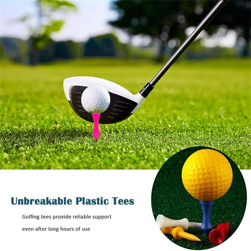 50 Pcs/Pack Professional Golf Supplies New Golf Practice Products Golf Accessories Golf Limit Nail Plastic Ball Holder