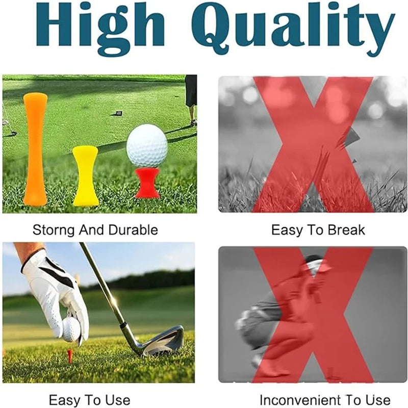 50 Pcs/Pack Professional Golf Supplies New Golf Practice Products Golf Accessories Golf Limit Nail Plastic Ball Holder